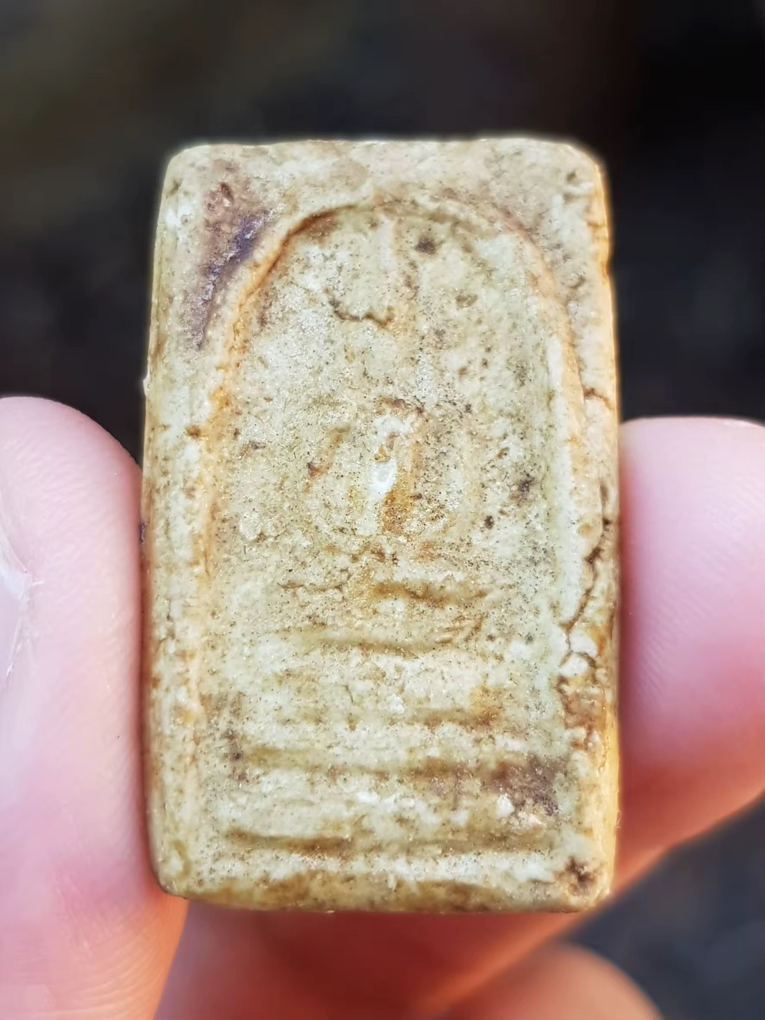 พระสมเด็จเนื้อผงเก่า (ไม่ทราบที่) องค์ที่1