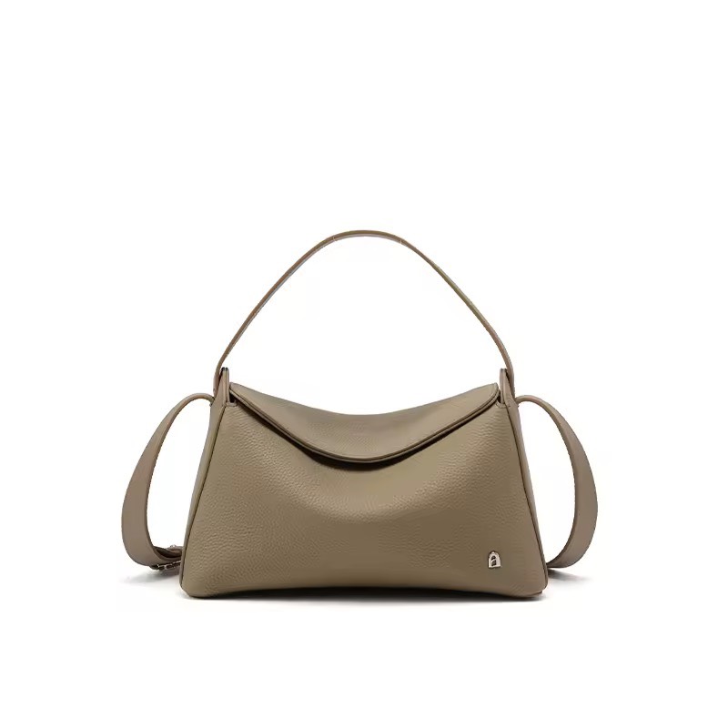 LA FESTIN FUFU กระเป๋าหนังแท้สะพายข้าง กระเป๋าถือทรงเหลี่ยม