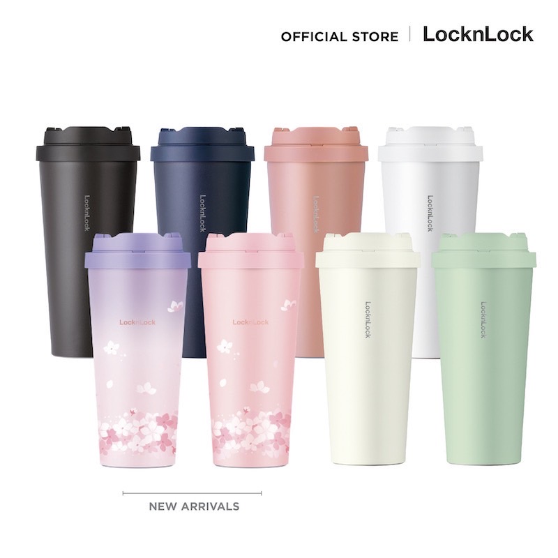 LocknLock แก้วน้ำเก็บอุณหภูมิ Energetic One Touch Tumbler ความจุ 550 ml. รุ่น LHC3249