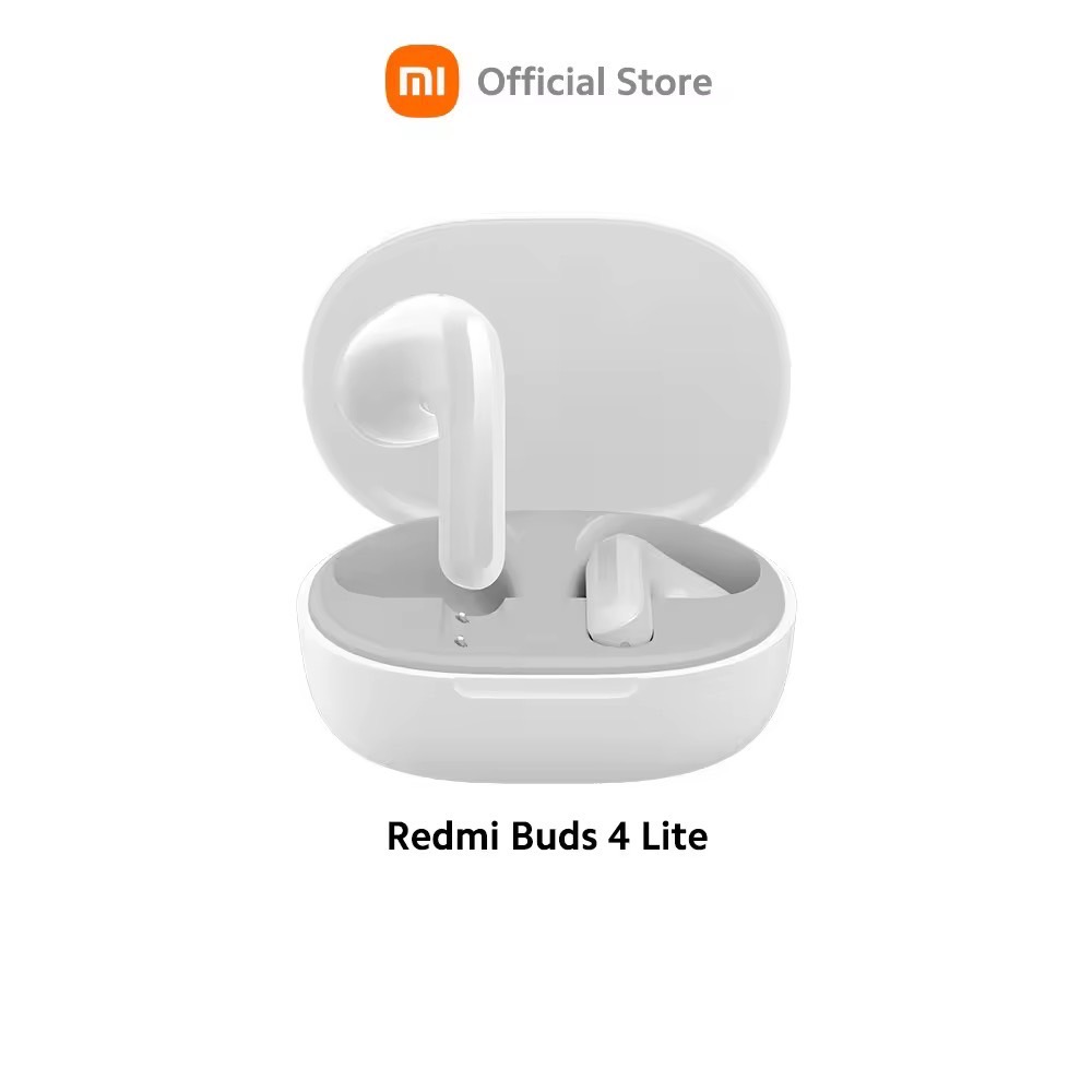 Xiaomi Redmi Buds 4 Lite (White) หูฟังบูลทูธไร้สาย Bluetooth 5.3 กันฝุ่นกันน้ำระดับIP54 น้ำหนักเบาพกพาสะดวก เชื่อมต่อได้ง่าย และตัดเสียงรบกวนได้ดี รับประกันศูนย์ไทย1ปี