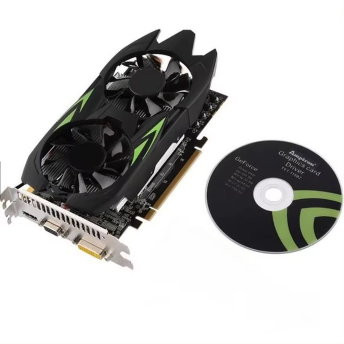 WLLWตัวเลือกสูงสุดGTX1050Ti 1GB DDR5การ์ดจอ128Bitการ์ดแสดงผลเกมสำหรับNvidia Pc Gaming (คลังสินค้าพร้อม)