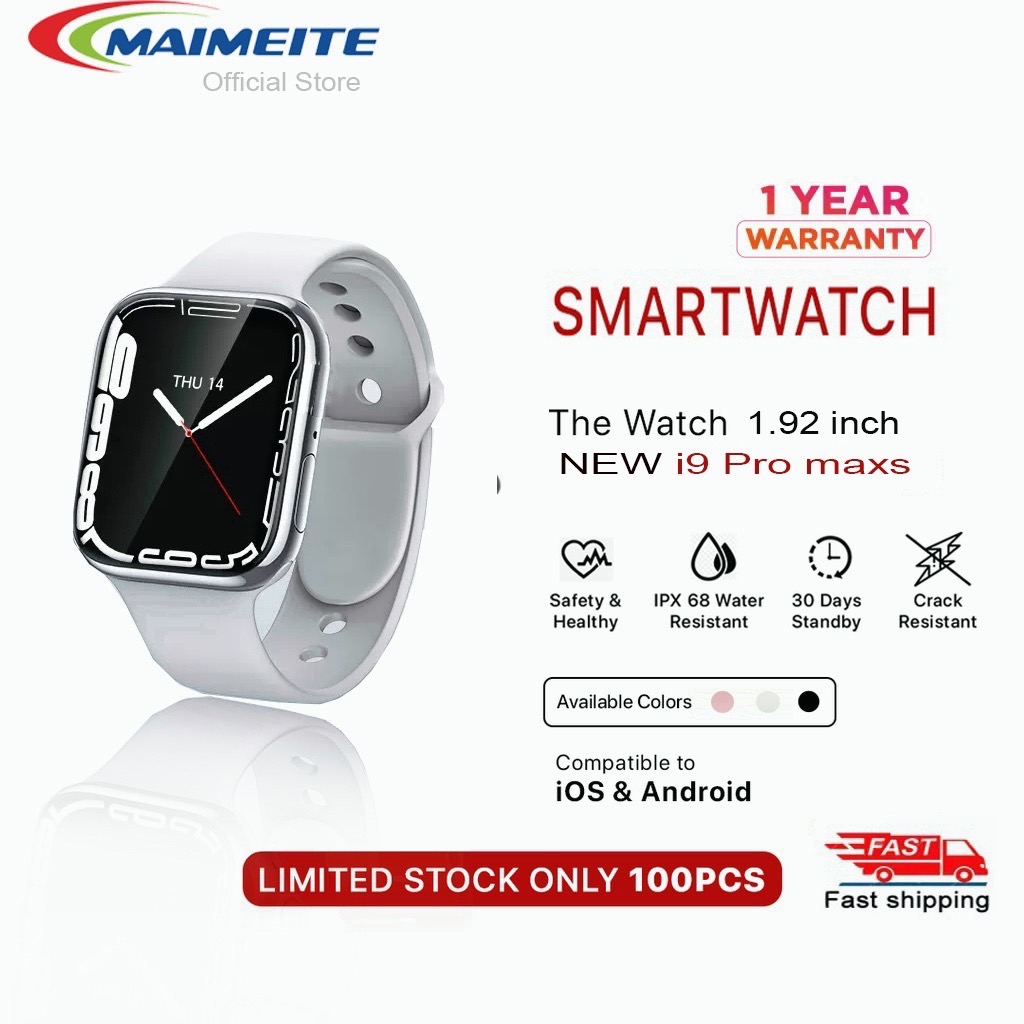 MAIMEITE Smart Watch สมาร์ทวอทช์ รองรับภาษาไทย นาฬิกาสมาร์ทวอทช์ สัมผัสได้เต็มจอ นาฬิกาsport นาฬิกากันน้ำ COD