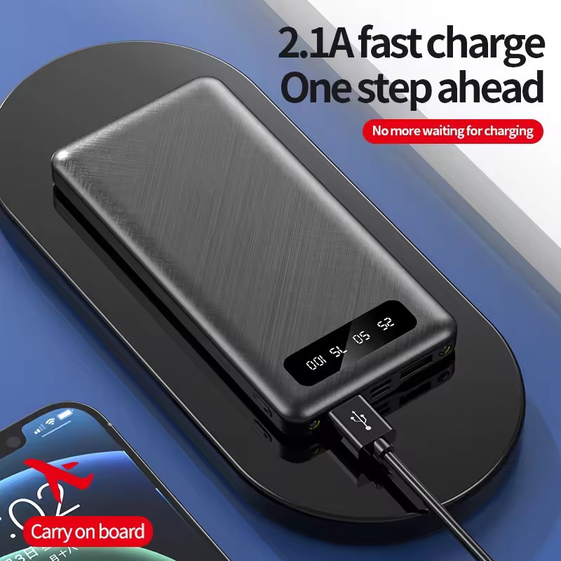 powerbank ความจุ 10000mAh ของแท้ 100% พาวเวอร์แบงค์ แบตสำรอง รองรับชาร์จเร็ว ชาร์จเร็ว Quick Charge 2.0 power bank 10000MAH