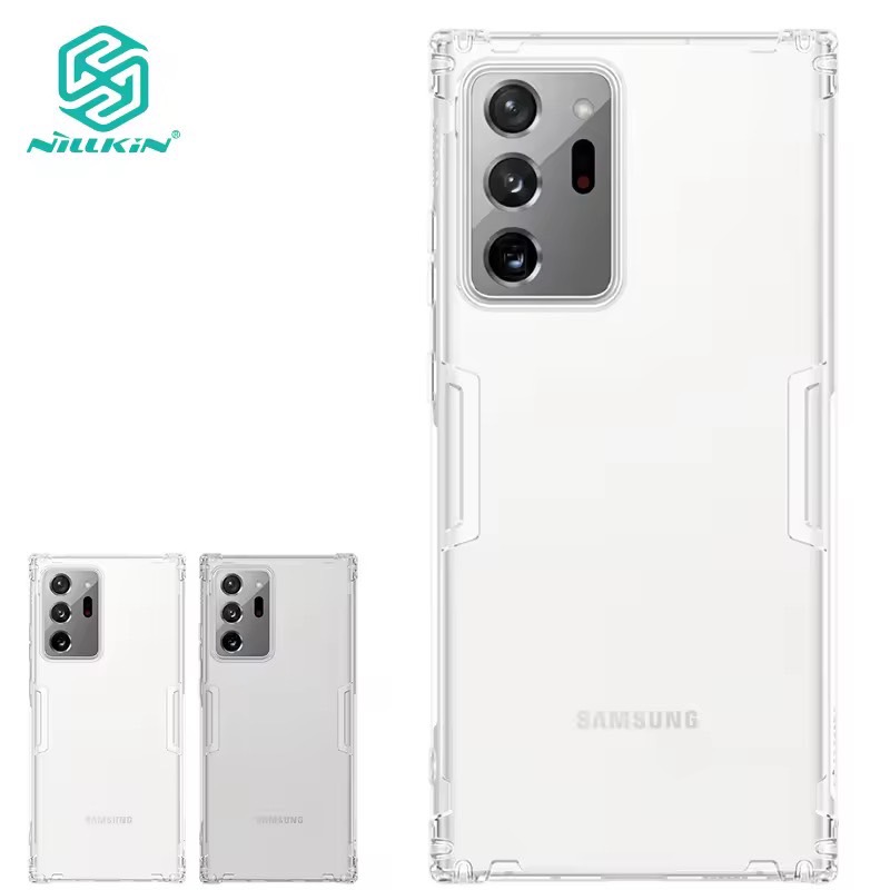 Nillkin หรูหรา นุ่ม ซิลิโคน เคส สำหรับ Samsung Galaxy Note 20 Ultra 5G เคสโทรศัพท์ TPU ซิลิโคนแบบใสกันกระแทกฝาหลัง