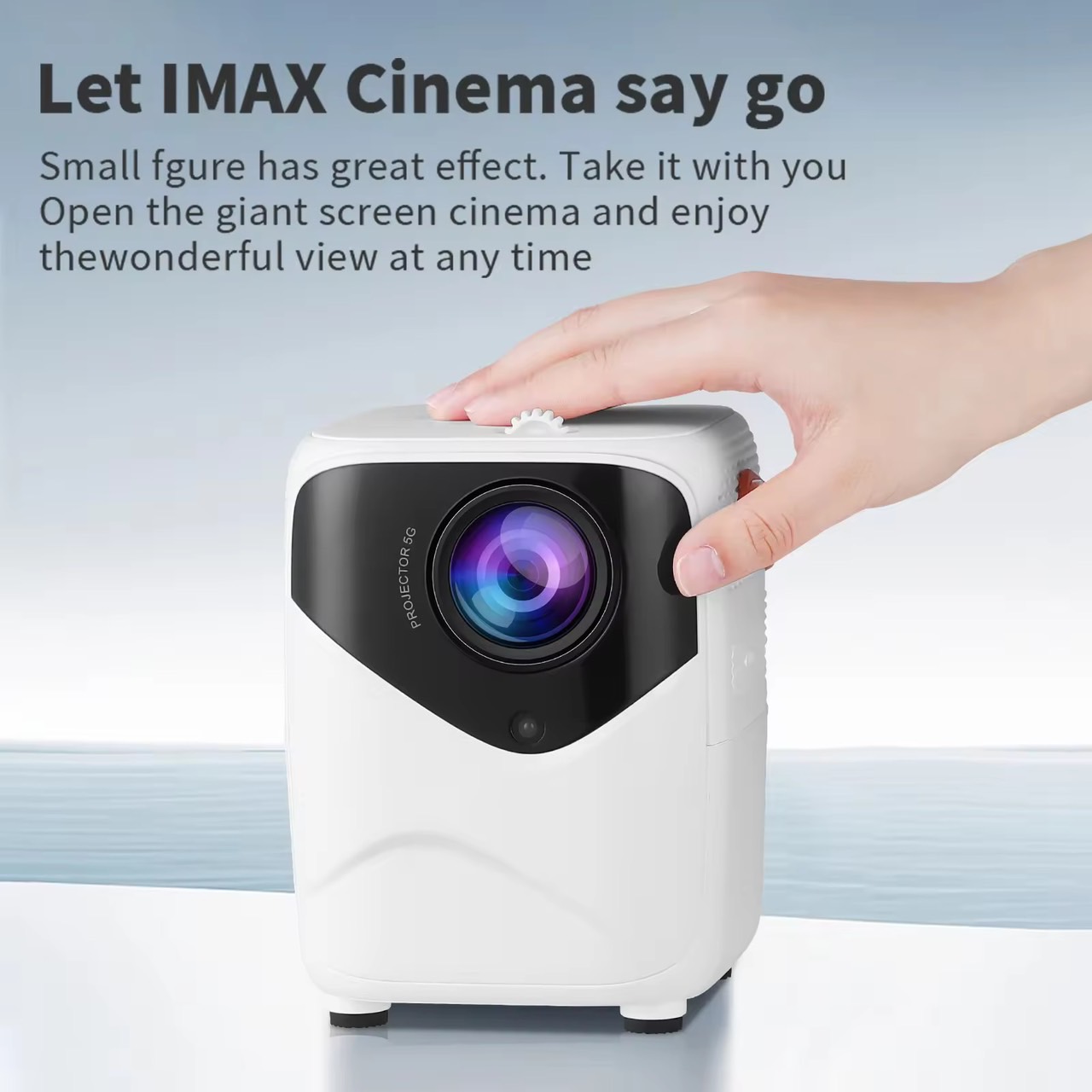 Xiaomi Projector T10 โปรเจคเตอร์ WIFI รุ่นใหม่ล่าสุด โปรเจคเตอร์มินิ Android 11 เครื่องฉายโปรเจคเตอร์ พร้อมแอพ รองรับการแชร์หน้าจอมือถือ